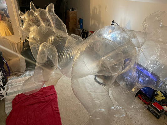 Clear sph unicorn inflatable vid