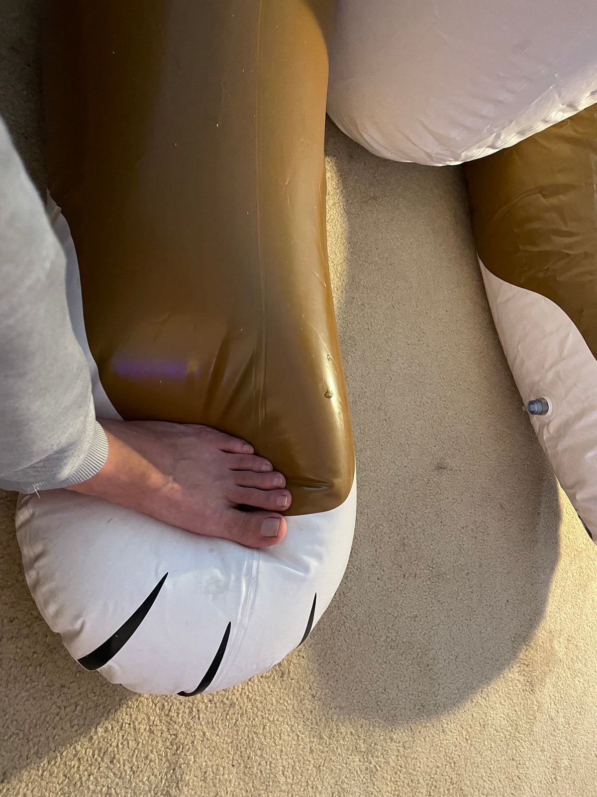 Puffy Paws timber wolf